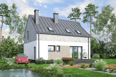 Wizualizacja domu jednorodzinnego Unica