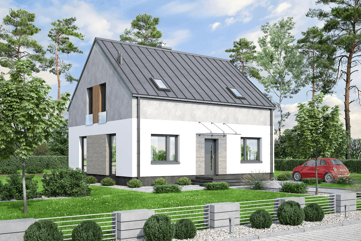 Wizualizacja domu jednorodzinnego Unica