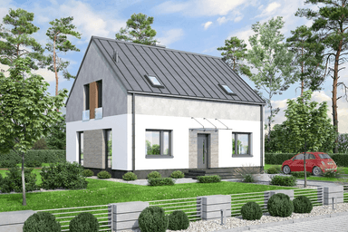 Wizualizacja domu jednorodzinnego Unica