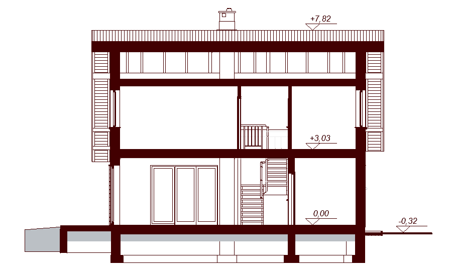 Przekrój poprzeczny Armanda mała bis