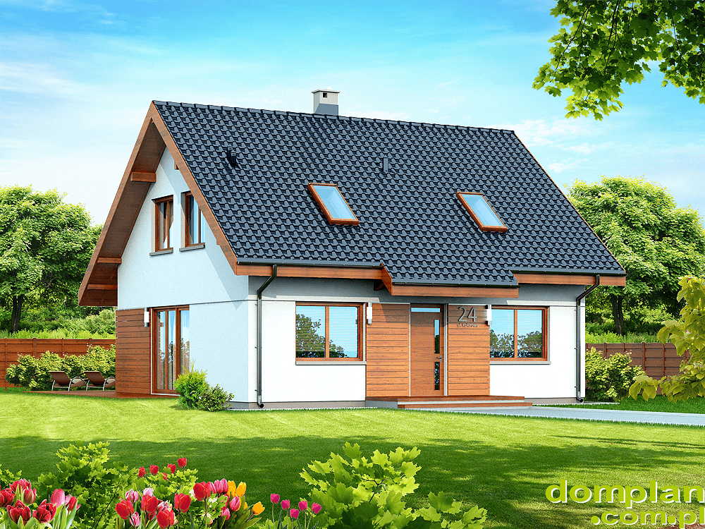 Projekt domu Armanda Mała bis wizualizacja