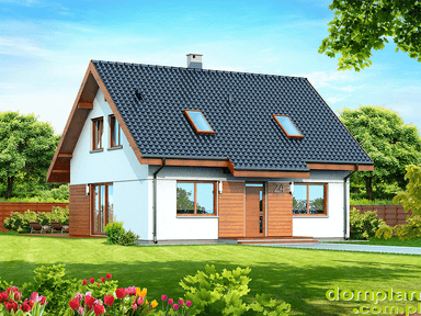 Projekt domu Armanda Mała bis wizualizacja