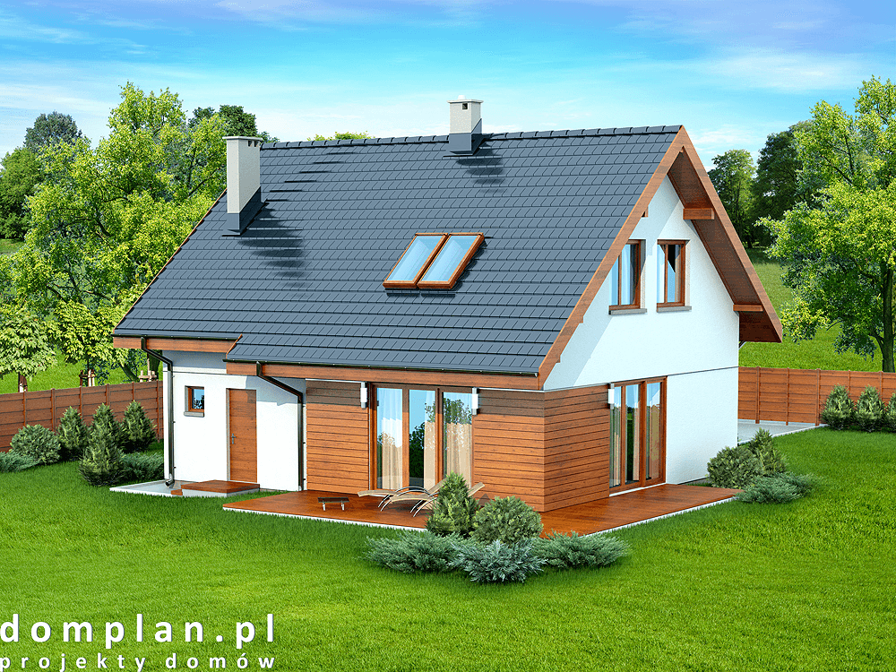 Projekt domu z poddaszem Armanda mała bis