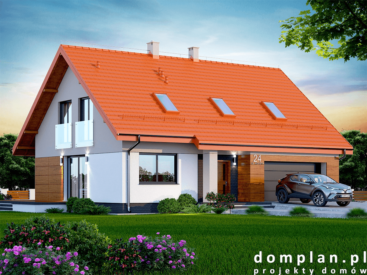 Wizualizacja domu jednorodzinnego Darlena