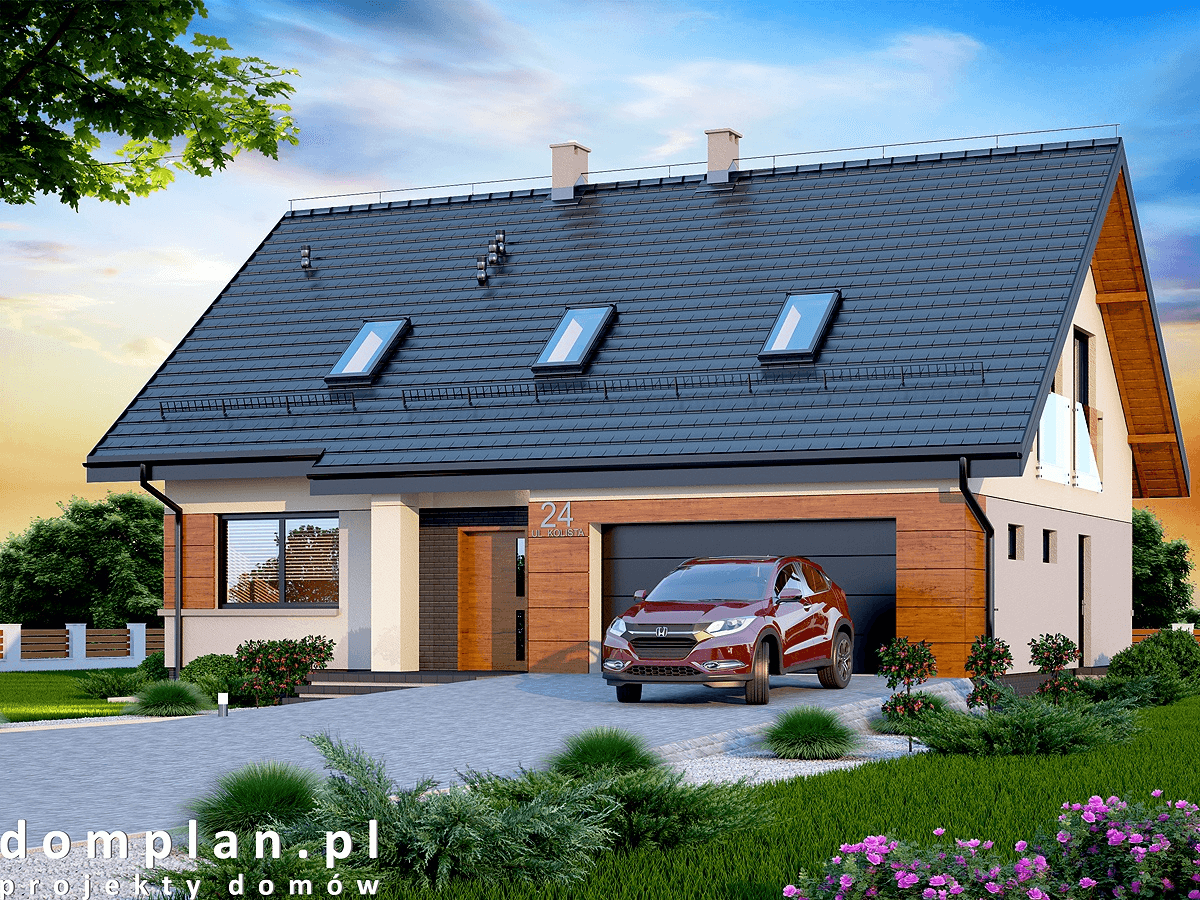 Wizualizacja domu jednorodzinnego Darlena