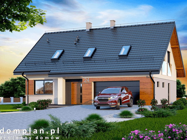 Wizualizacja domu jednorodzinnego Darlena