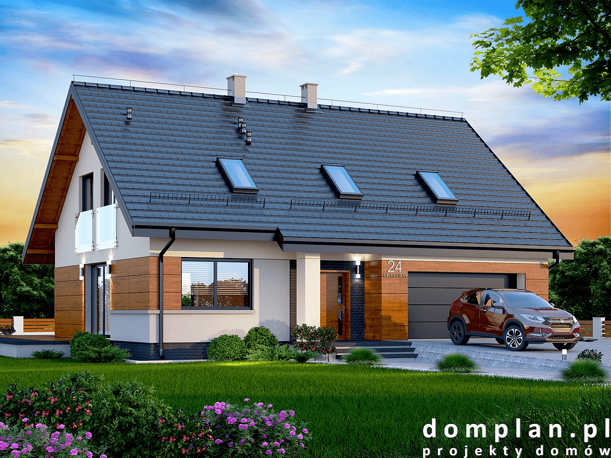 Wizualizacja domu jednorodzinnego Darlena