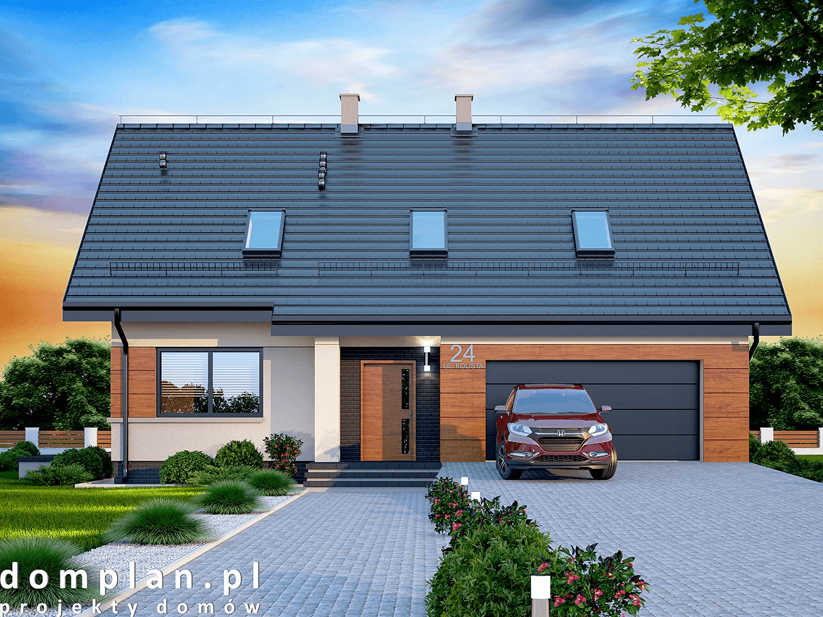 Wizualizacja domu jednorodzinnego Darlena