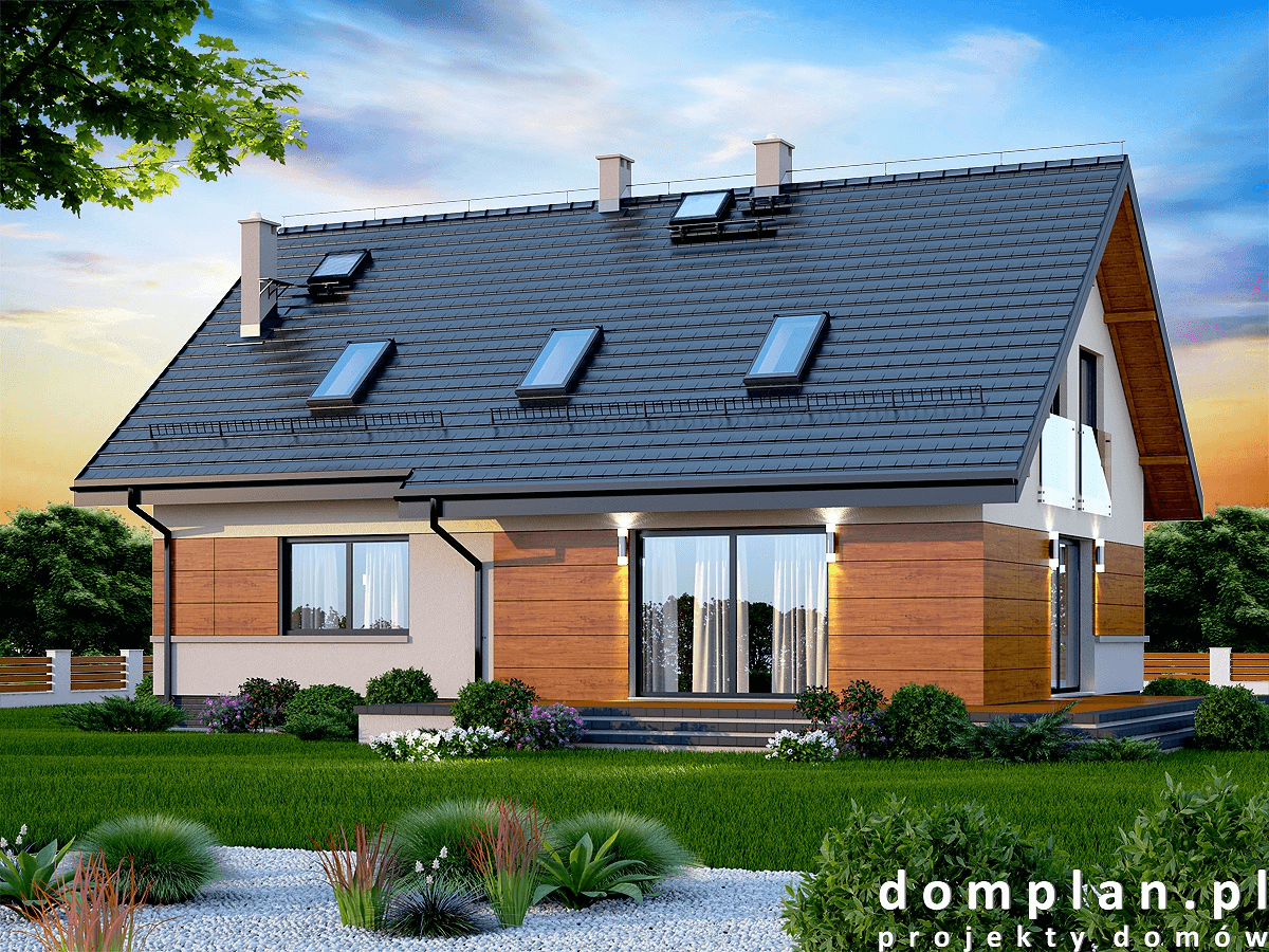 Wizualizacja domu jednorodzinnego Darlena