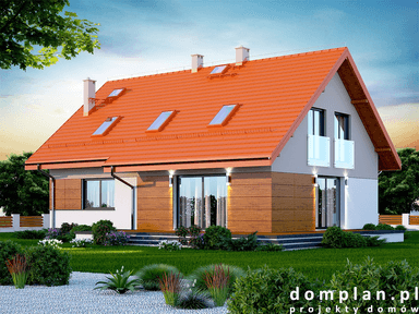 Wizualizacja domu jednorodzinnego Darlena