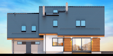 Elewacja ogrodowa domu Alandra 2M