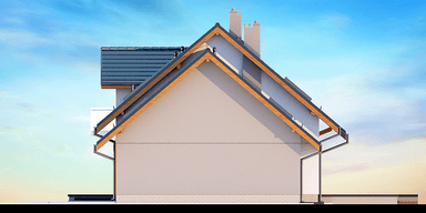 Elewacja boczna domu Alandra 2M