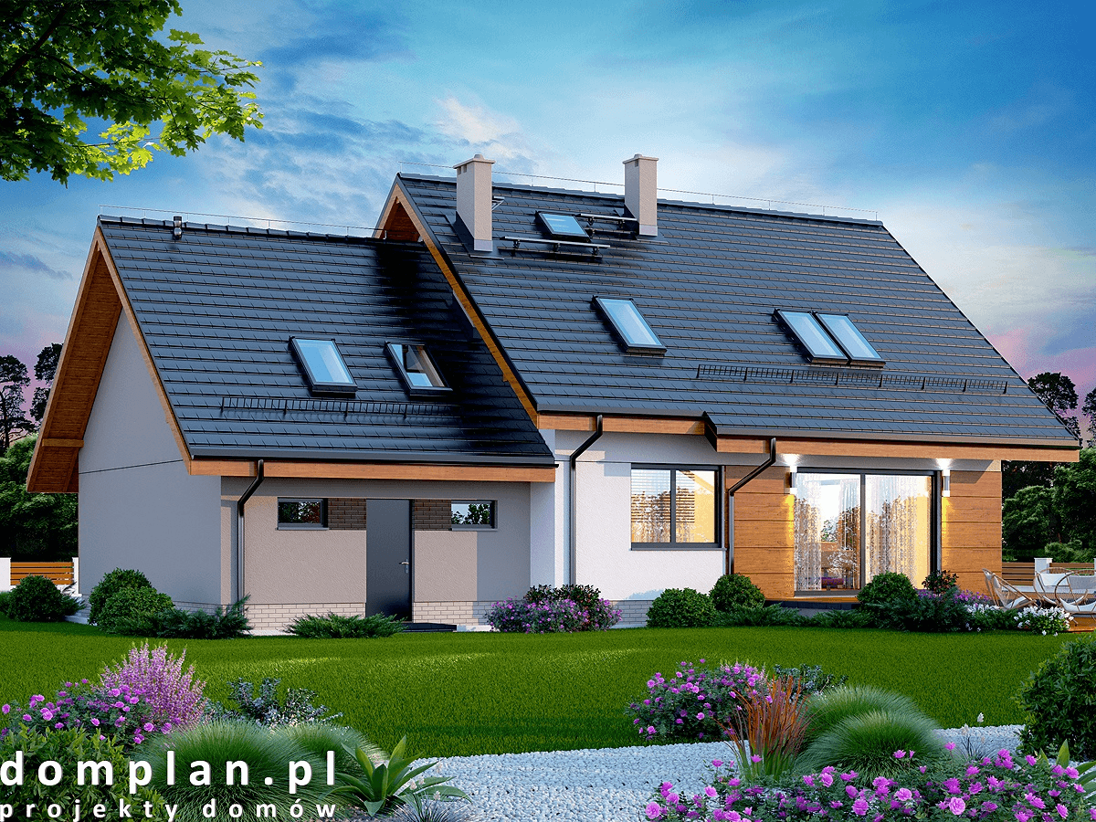 Wizualizacja domu jednorodzinnego Alandra 2M