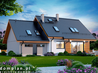 Wizualizacja domu jednorodzinnego Alandra 2M