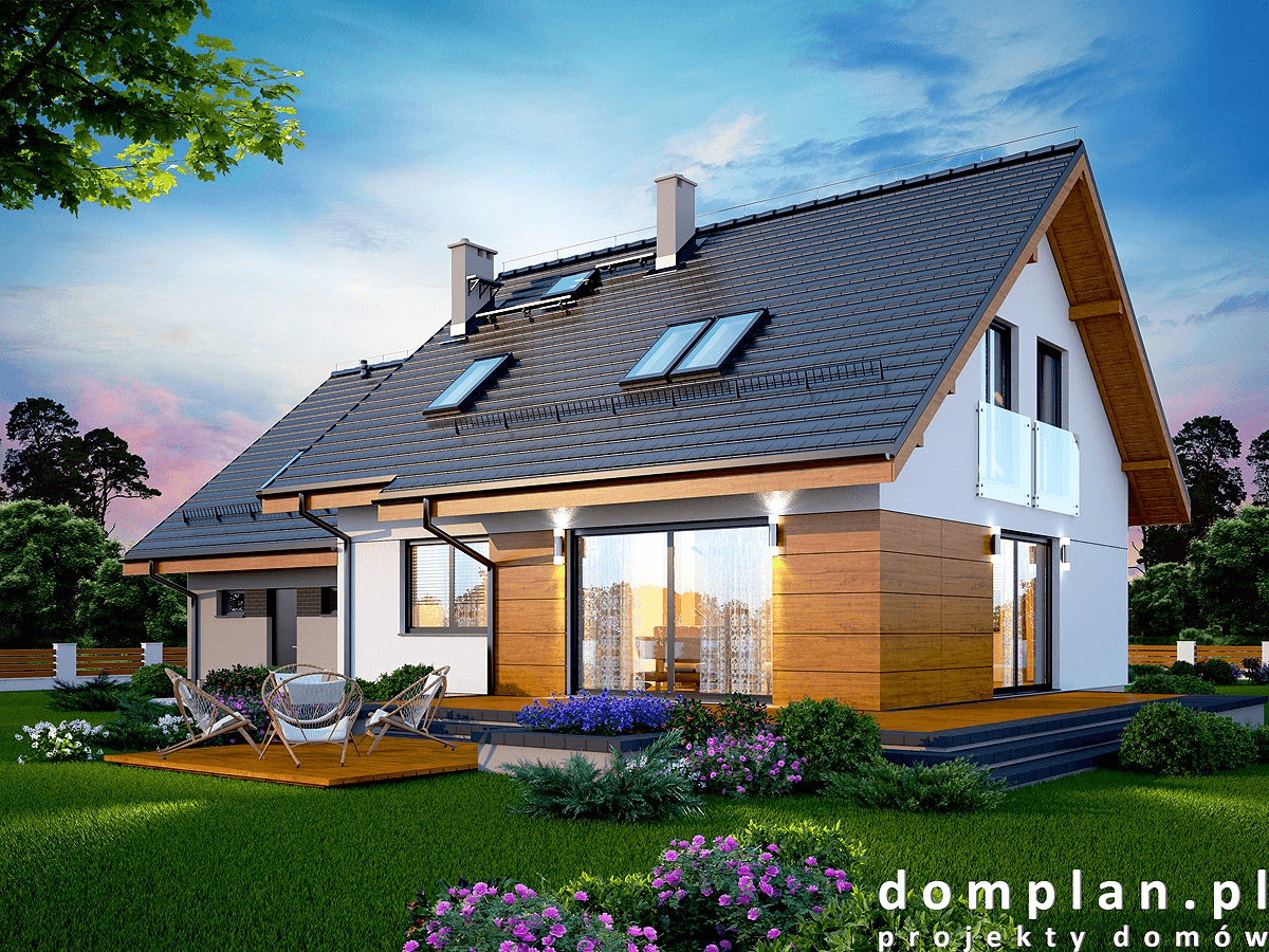 Wizualizacja domu jednorodzinnego Alandra 2M