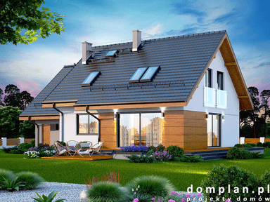 Wizualizacja domu jednorodzinnego Alandra