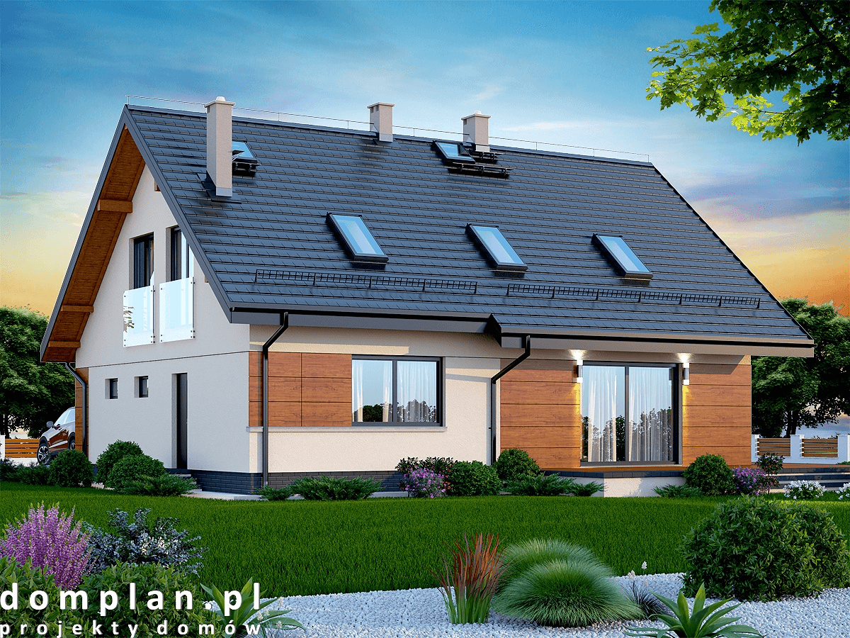 Wizualizacja domu jednorodzinnego Amorina