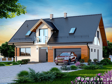 Wizualizacja domu jednorodzinnego Amorina