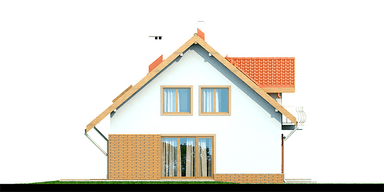 Elewacja boczna domu Armanda