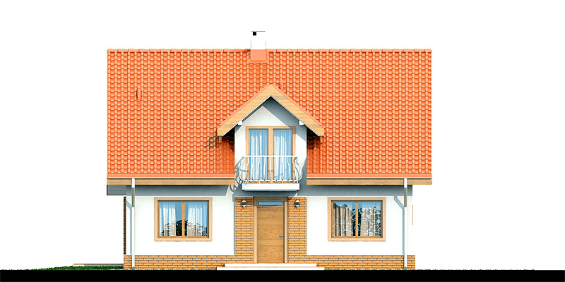 Elewacja frontowa domu Armanda