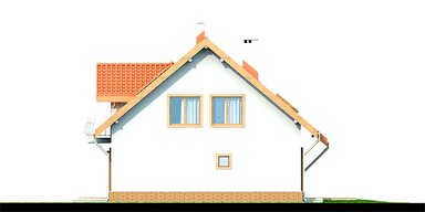 Elewacja boczna domu Armanda