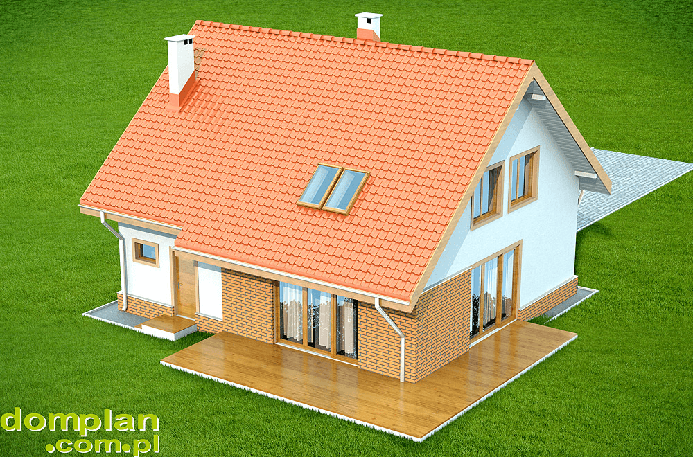 Wizualizacja domu jednorodzinnego Armanda