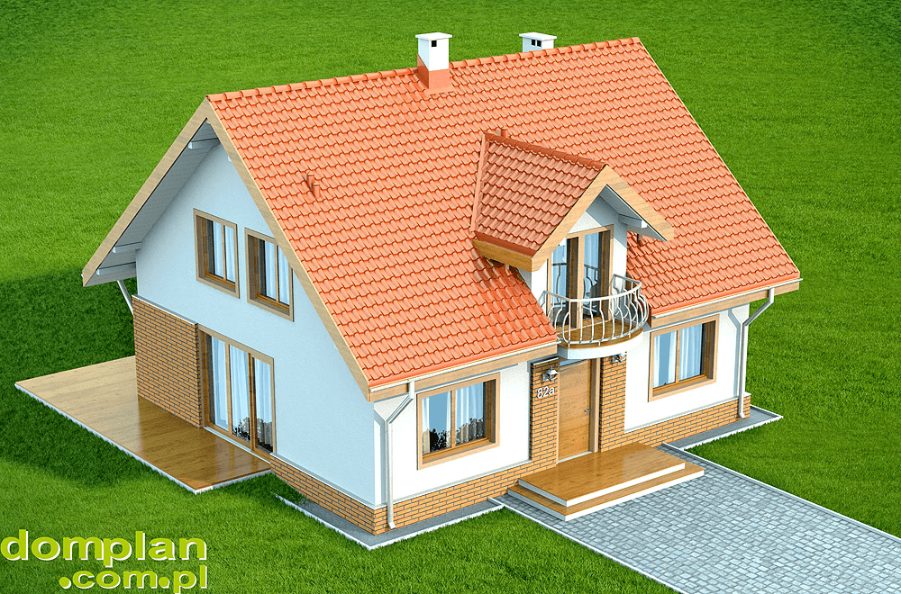 Wizualizacja domu jednorodzinnego Armanda