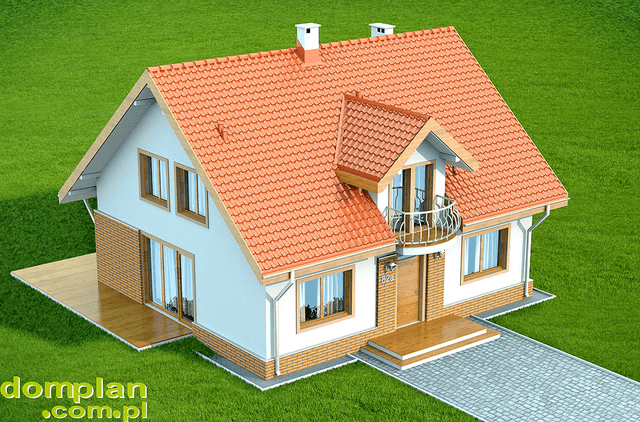 Wizualizacja domu jednorodzinnego Armanda