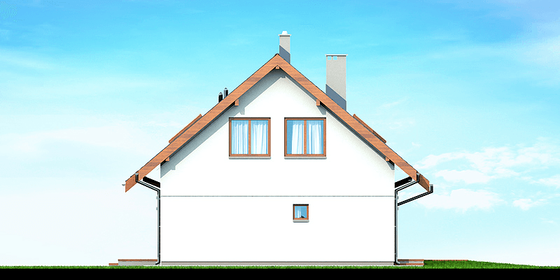 Elewacja boczna domu Armanda mała bis