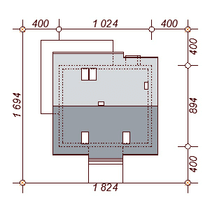 Usytuowanie domu Armanda mała bis