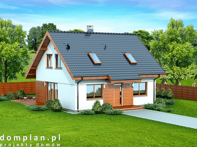 Wizualizacja domu jednorodzinnego Armanda mała bis