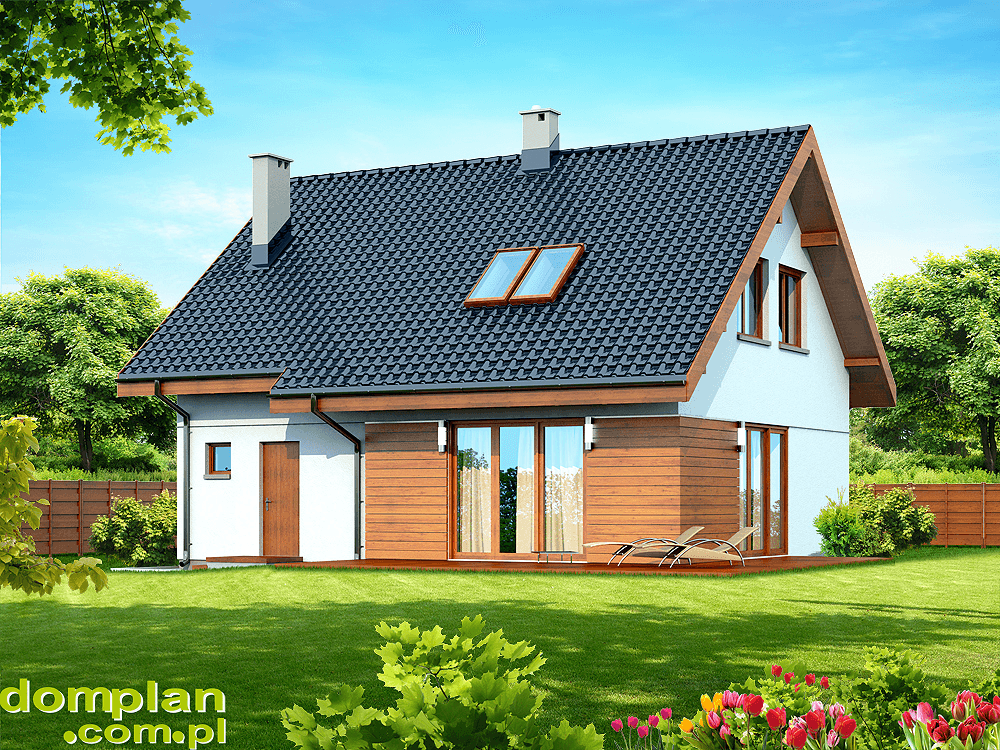 Wizualizacja domu jednorodzinnego Armanda mała bis