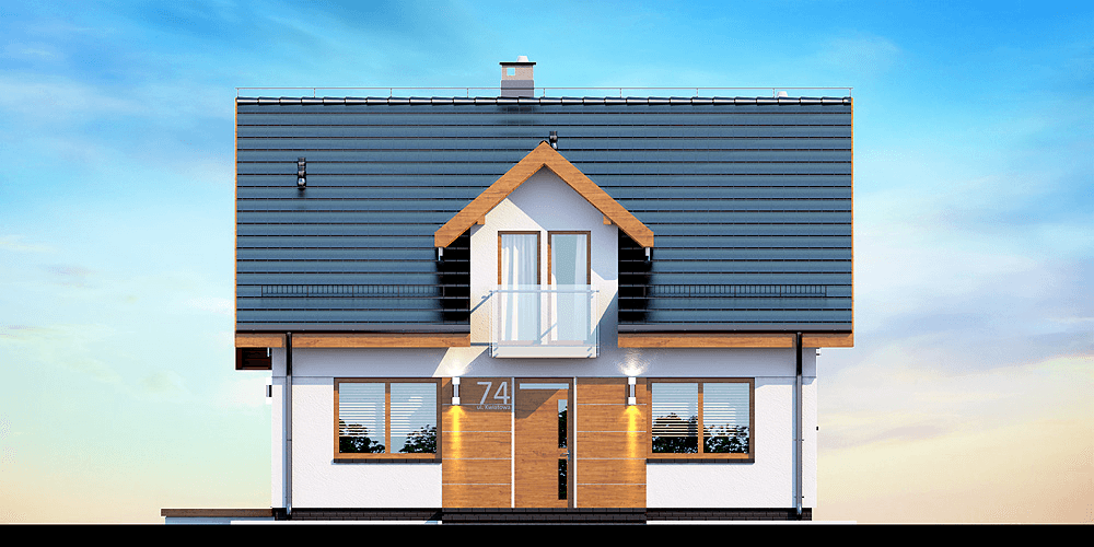 Elewacja frontowa domu Armanda XS