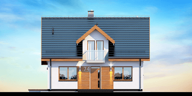 Elewacja frontowa domu Armanda XS