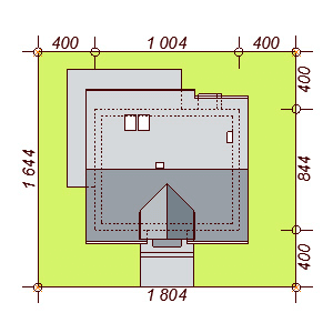 Usytuowanie domu Armanda XS na działce