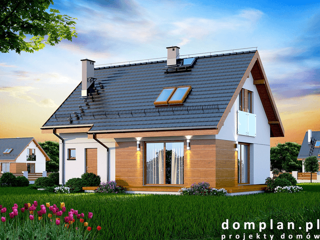 Wizualizacja domu jednorodzinnego Armanda XS