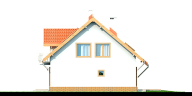 Elewacja boczna domu Belinda (Armanda z wykuszem)