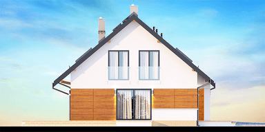 Elewacja boczna domu Darlena mała