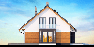 Elewacja boczna domu Darlena XL z wykuszem