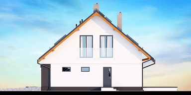 Elewacja boczna domu Darlena XL z wykuszem