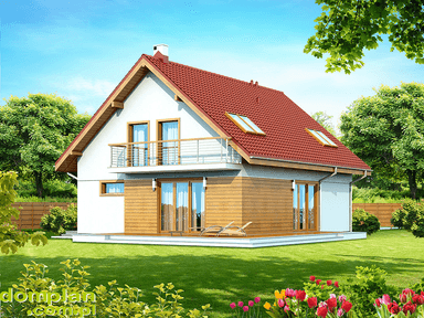 Wizualizacja domu jednorodzinnego Diona