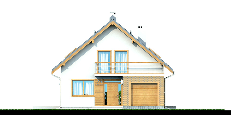 Elewacja frontowa domu Diona Bis