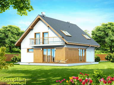 Wizualizacja domu jednorodzinnego Diona Bis