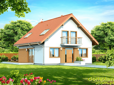 Wizualizacja domu jednorodzinnego Diona Mała