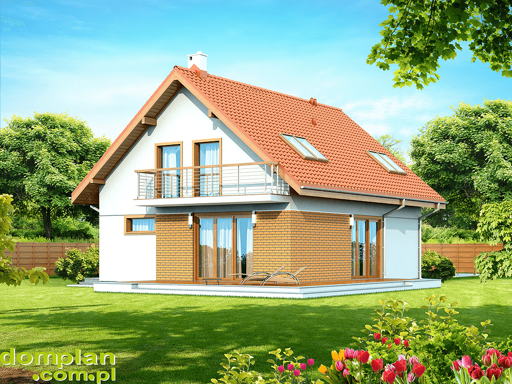 Wizualizacja domu jednorodzinnego Diona Mała
