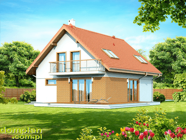 Wizualizacja domu jednorodzinnego Diona Mała