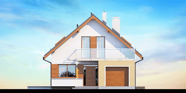 Elewacja frontowa domu Diona Mała bis