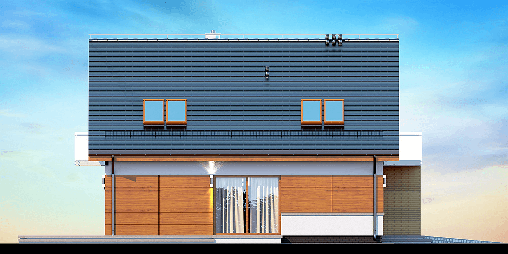 Elewacja boczna domu Diona Mała bis