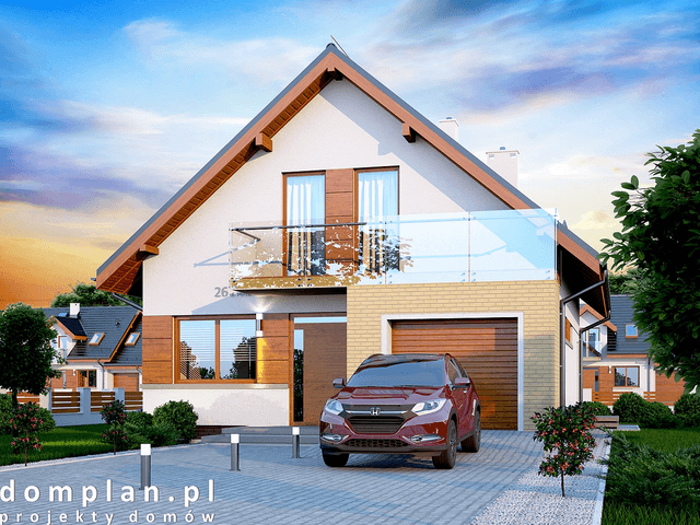 Wizualizacja domu jednorodzinnego Diona Mała bis