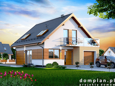 Wizualizacja domu jednorodzinnego Diona Mała bis
